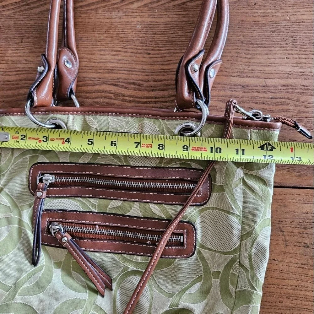 Rosetti New York Anemone Green Purse – Faux Leather Details‎